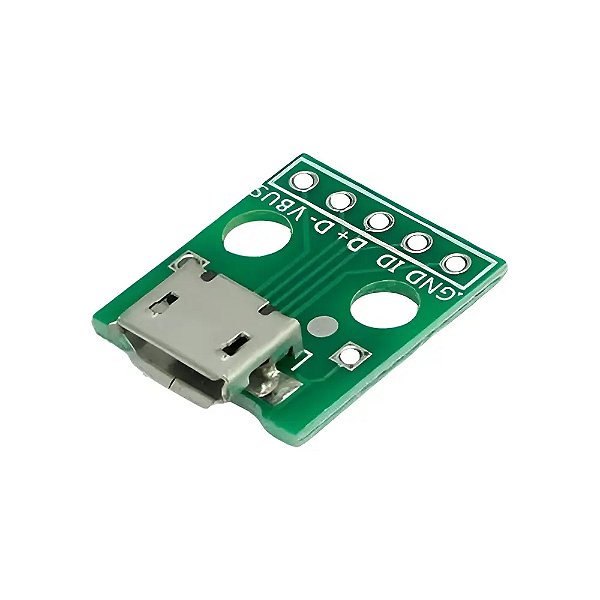 PLACA / MODULO ADAPTADOR CONECTOR MICRO USB FEMEA PARA PCI