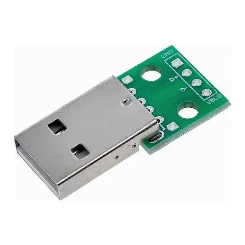PLACA / MODULO ADAPTADOR CONECTOR USB A MACHO PARA PCI