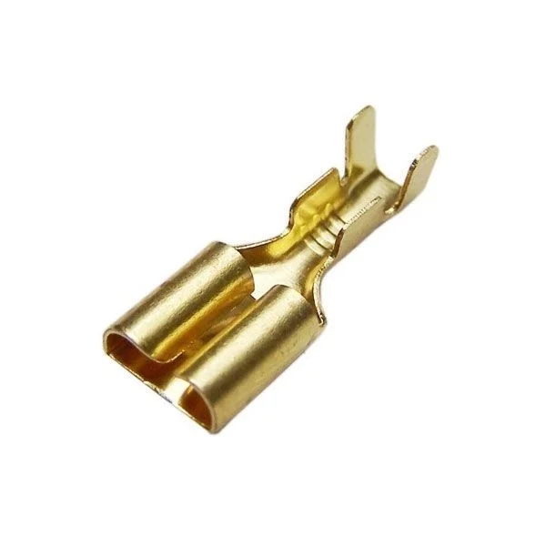 TERMINAL FASTON FEMEA 6,3MM COM TRAVA SEM JANELA FIO 2 A 6,0MM