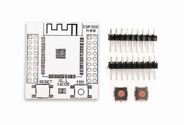 PLCA ADAPTADOR PARA CHIP ESP32 COM SWITCHES DESMONTADA