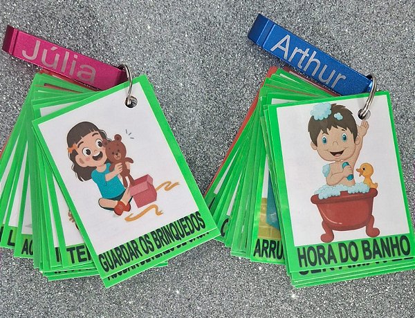 Jogo Educativo Disciplina e Comunicação 32 Plaquinhas