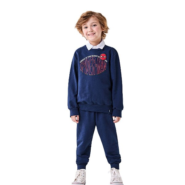 CONJUNTO MOLETOM HOMEM-ARANHA BIMBI