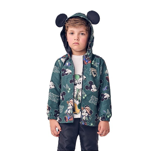 JAQUETA COM CAPUZ MICKEY 02 MICKEY AVENTUREIRO