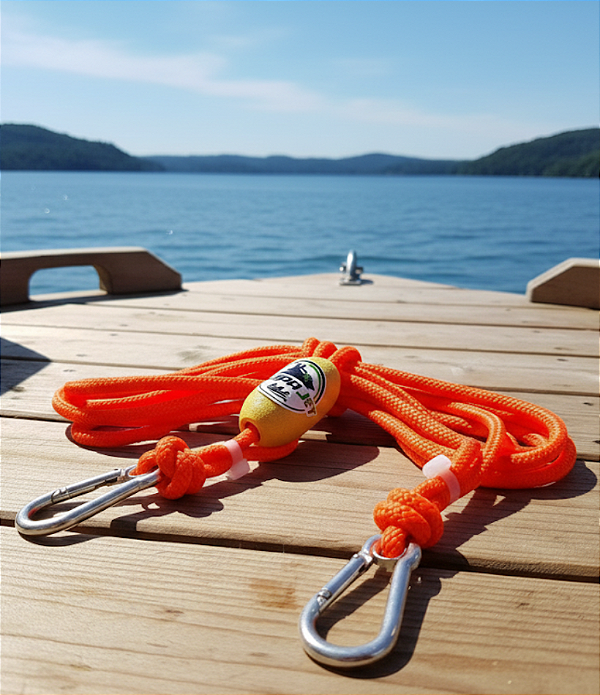 Cabo de Atracação Duplo EquipaJet - 5 Metros