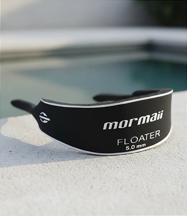 Suporte de Segurança para Óculos Neoprene Flutuante Mormaii Preto