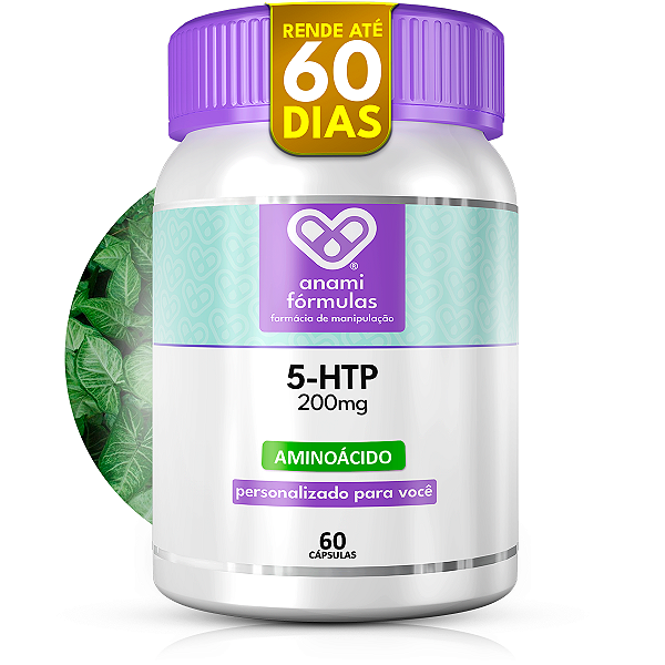 5-HTP 200 mg - 60 Cápsulas