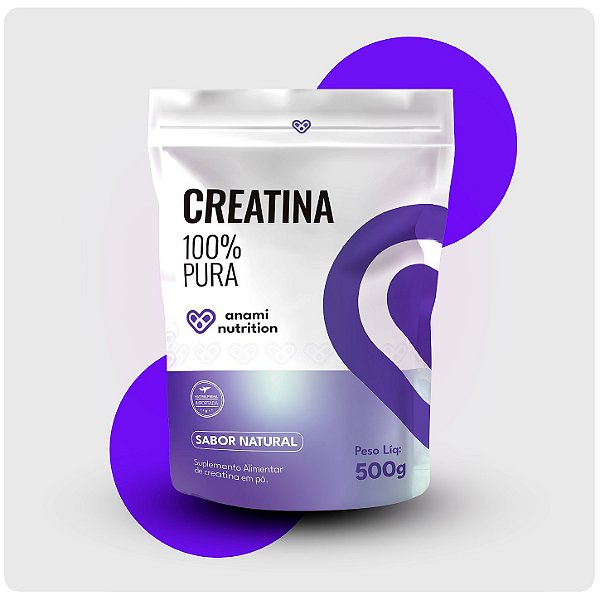 CREATINA MONOHIDRATADA em Pó 3g por Dose - 500g - 166 Doses