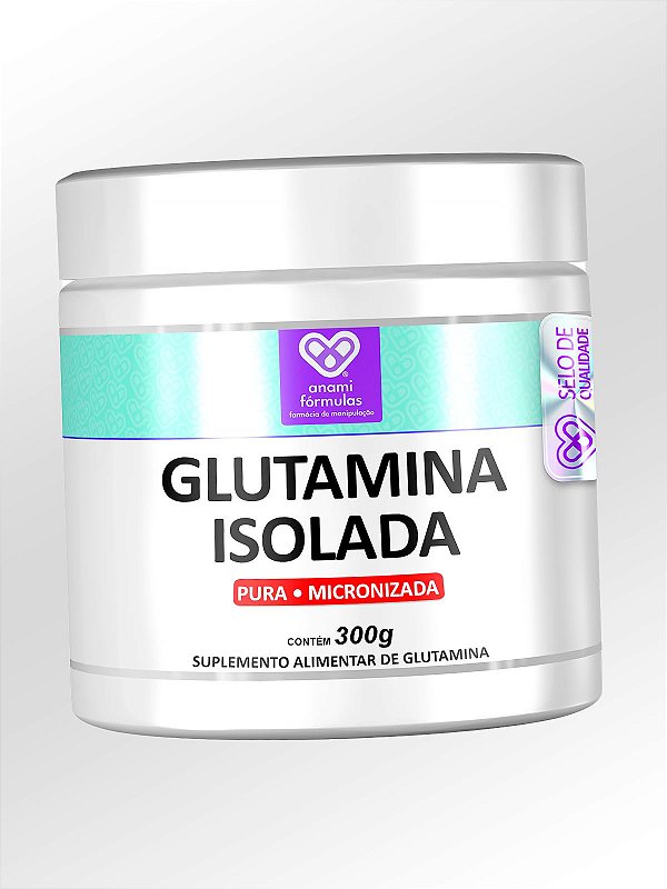 L-GLUTAMINA em Pó 5g por Dose - 300g - 60 Doses