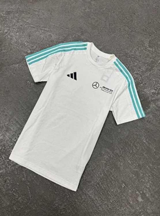 Camiseta Adidas MotorSport Mercedes AMG Branca