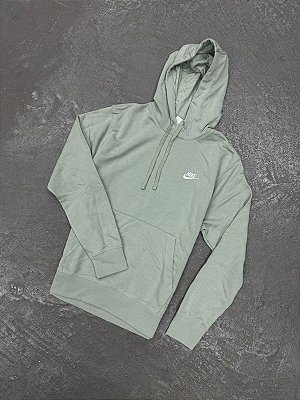Moletom Nike Club Canguru Oliva