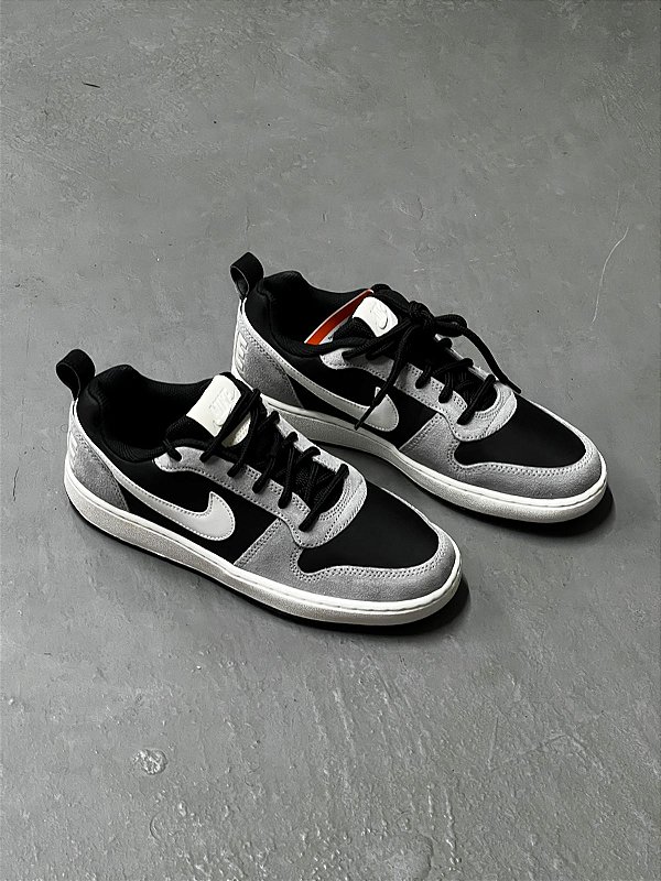 TÊNIS NIKE COURT BOROUGH LOW PREM CINZA