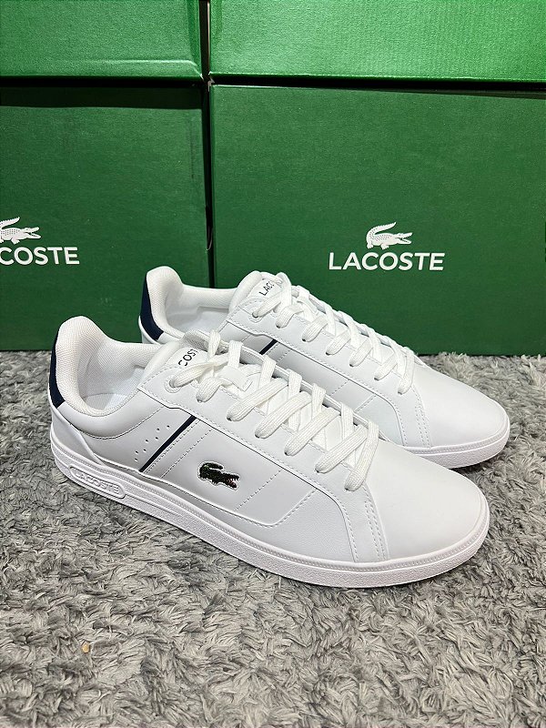 Tênis Lacoste Europa Pro Branco/Azul