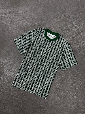 Camiseta Lacoste de Malha com Monograma