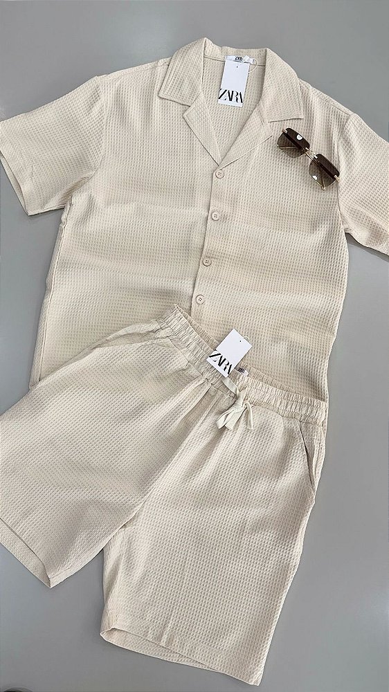 Conjunto Zara Edcion Imlited Bege