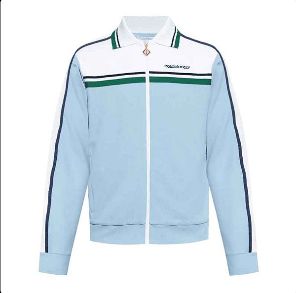 Jaqueta Casa Blanca Sport Logo Azul
