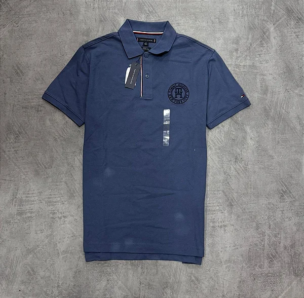 POLO TOMMY HILFIGER NEW YORK CITY- AZUL CIANO