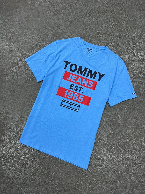 CAMISETA TOMMY HILFIGER EST.1985 AZUL