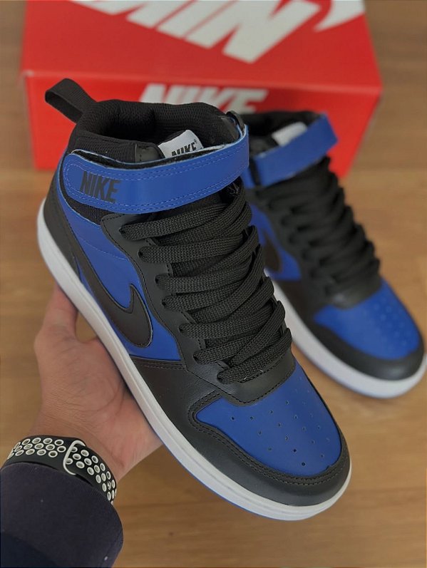 Nike Court Vision Mid — Azul Marinho & Preto