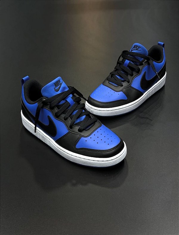 Nike Court Borough Low 2 — Azul Marinho & Preto