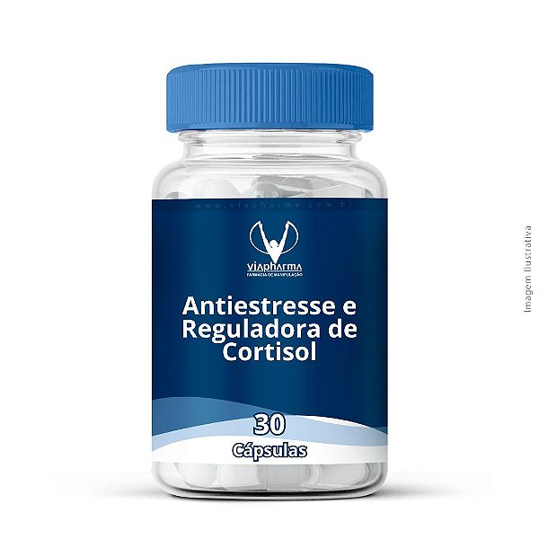 Cápsulas Antiestresse e Reguladora de Cortisol 30 cápsulas