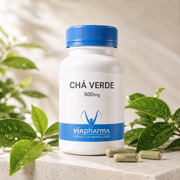 Chá Verde 500mg 60 Cápsulas
