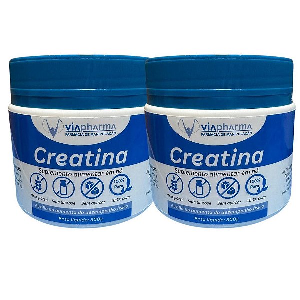 Combo 2 potes de Creatina 300g PROMOCIONAL