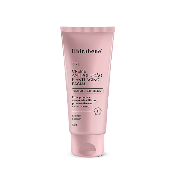 Creme Antipoluição e Anti-Aging Facial 60g