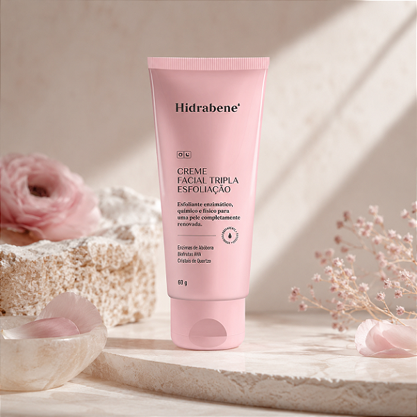 Creme Facial Tripla Esfoliação Hidrabene 60g