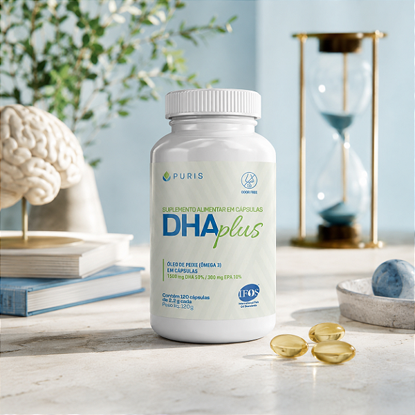 DHA Plus com 120 cápsulas