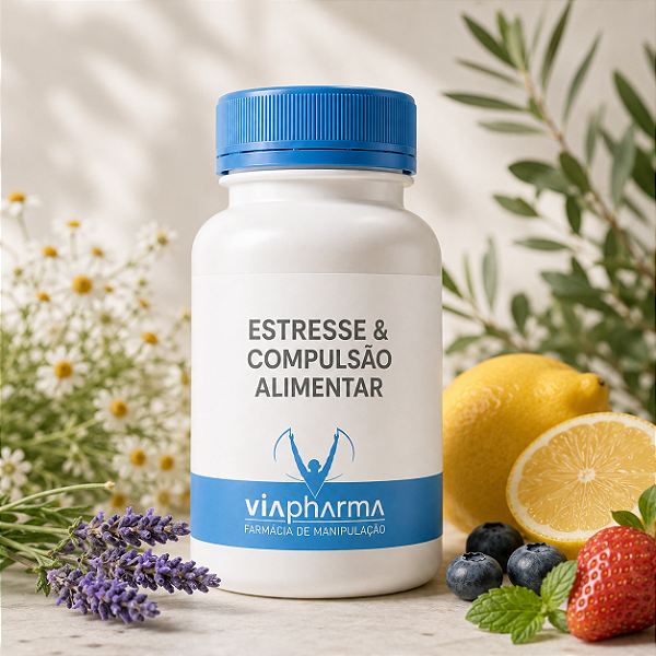 Estresse e compulsão alimentar 60 Cápsulas
