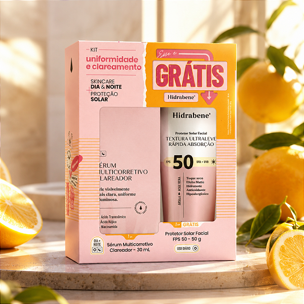 Kit Hidrabene Uniformidade e Clareamento
