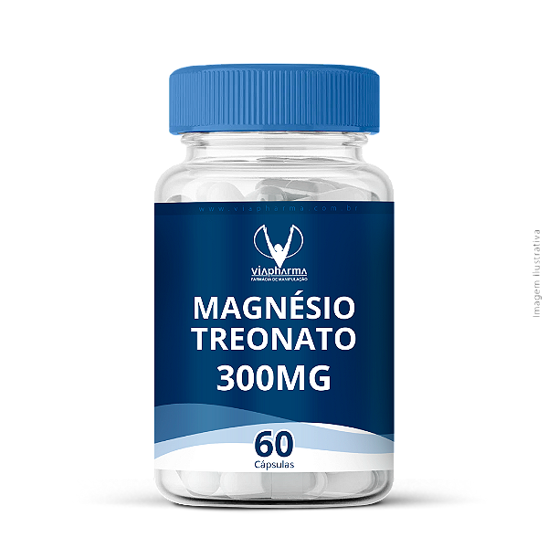 Magnésio Treonato 300mg 60 Cáspsulas