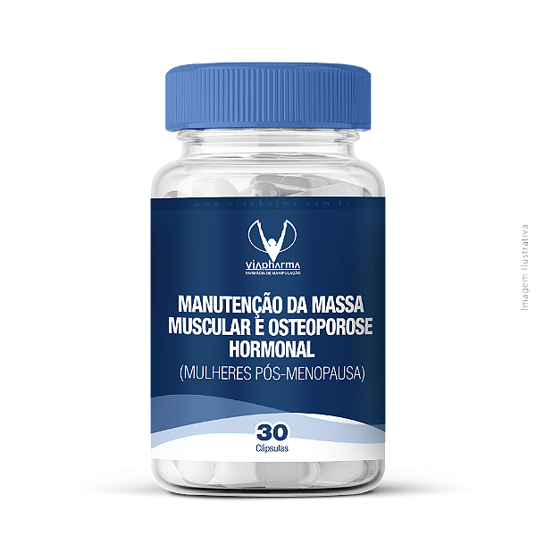 Manutenção da Massa Muscular e Osteoporose Hormonal 30 Cápsulas