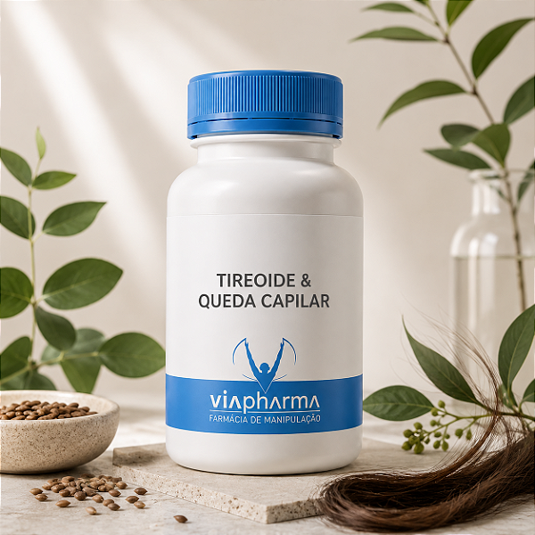Tireoide e Queda de cabelo 30 cápsulas