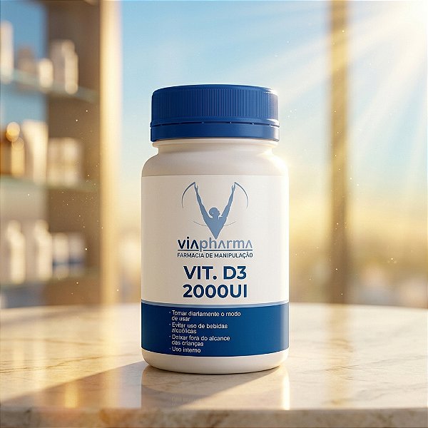 Vitamina D3 2000 UI c/60 cps