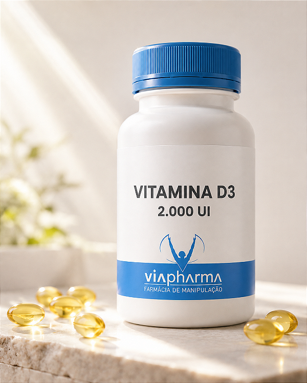 Vitamina D3 2000 UI c/60 cps