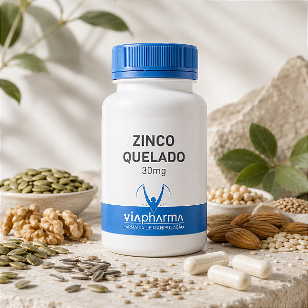Zinco Quelado 30mg 30 Cápsulas