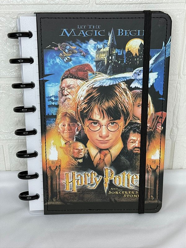 Caderno Inteligente 8 Discos - Harry Potter