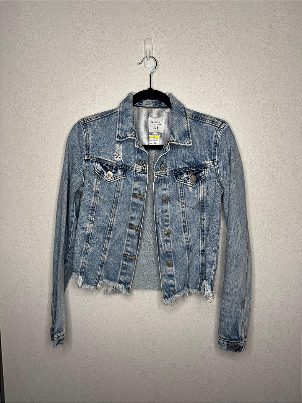 Jaqueta Jeans Blue Steel PP Destroyed