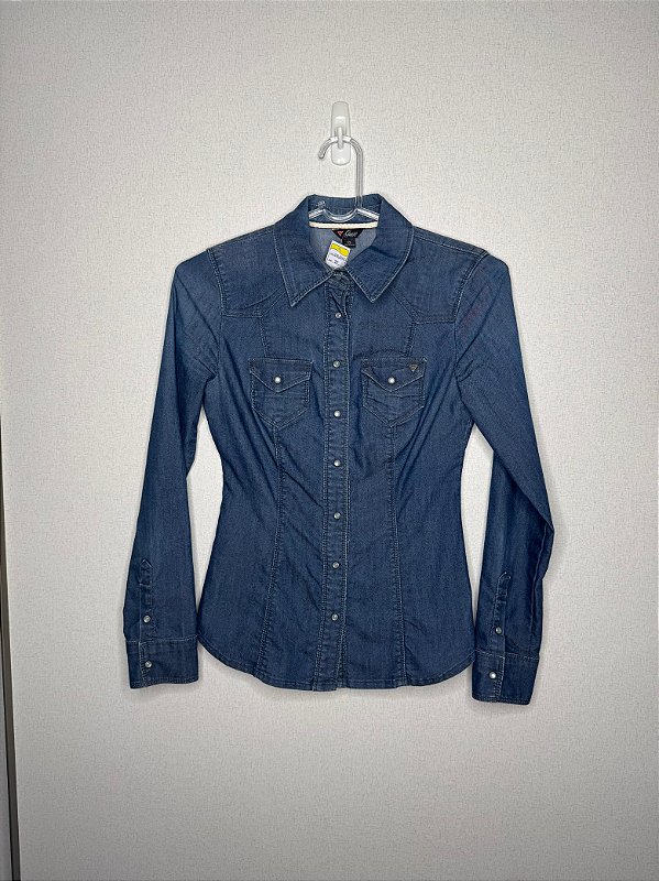 Camisa Jeans Feminina Guess PP