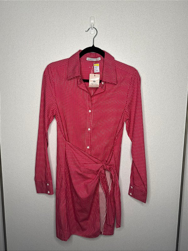 Vestido Xadrez Vermelho Leboh P