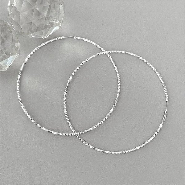 Argola Redonda Fio Torcido