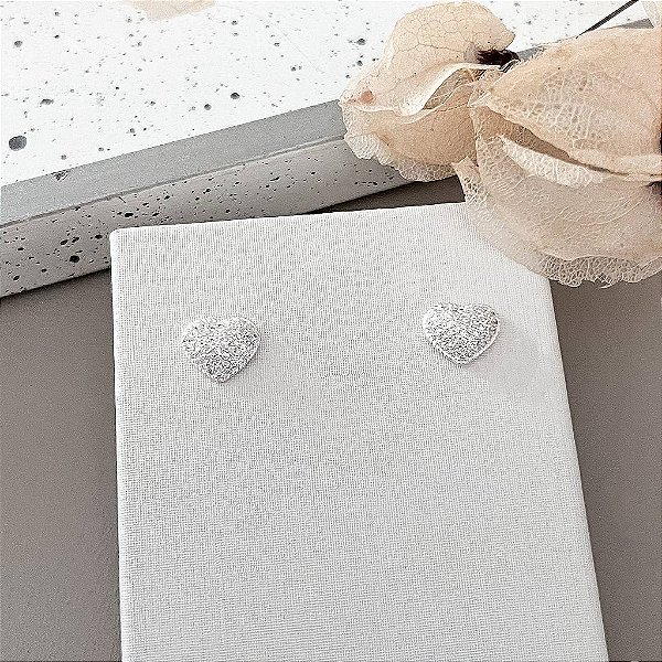 Brinco Coração Abaulado