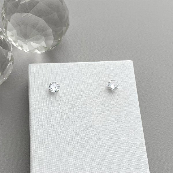 Brinco Ponto de Luz Redondo 6mm