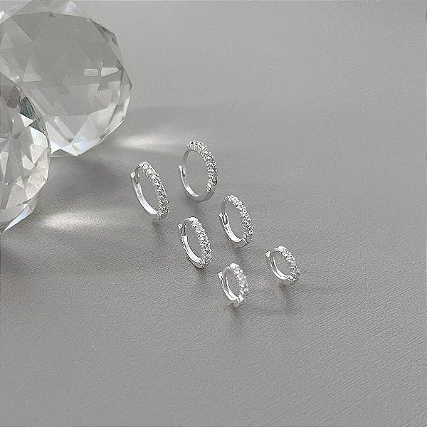 Brinco Argola Trio Redonda