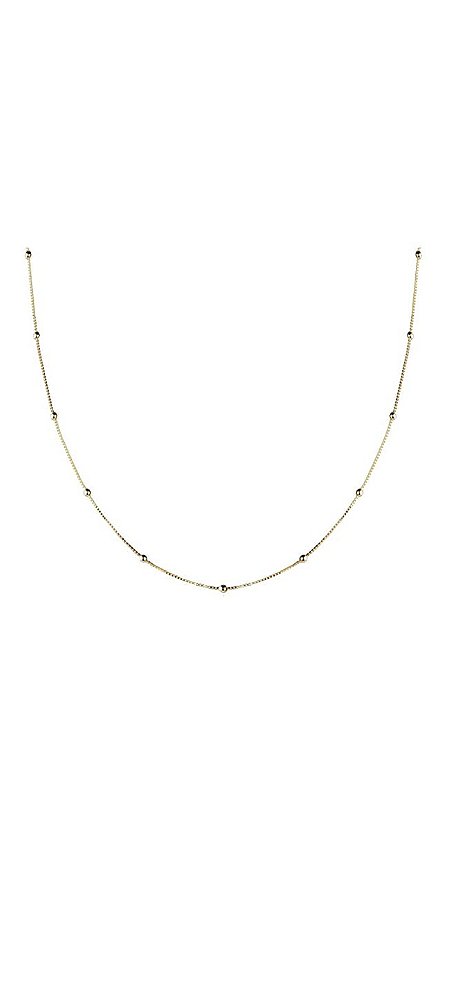 Colar Choker Bolinha Banhado a Ouro 18k