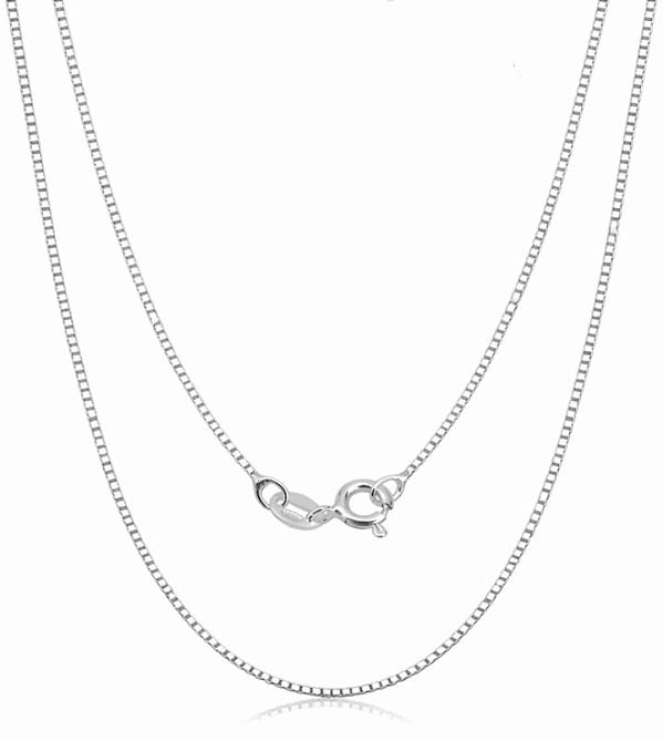 Corrente Veneziana Fina 45cm em Prata 925 - Ale Semijoias