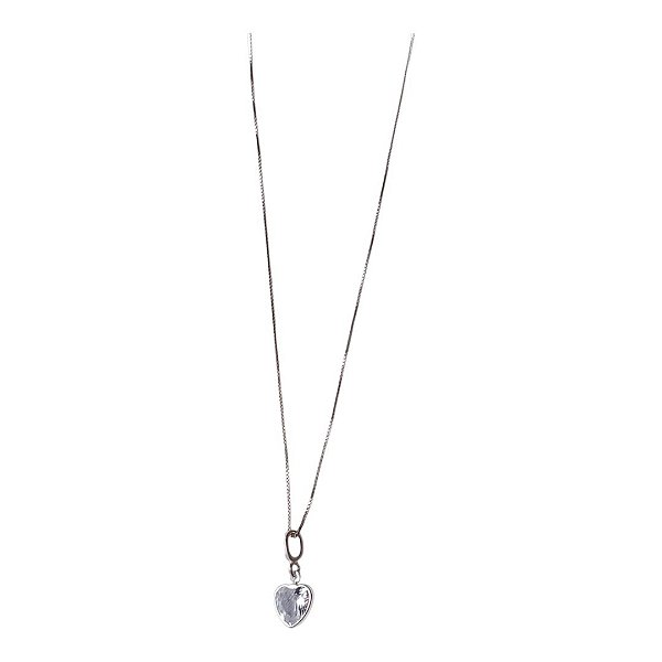 Colar Pingente Coração Zircônia Cristal
