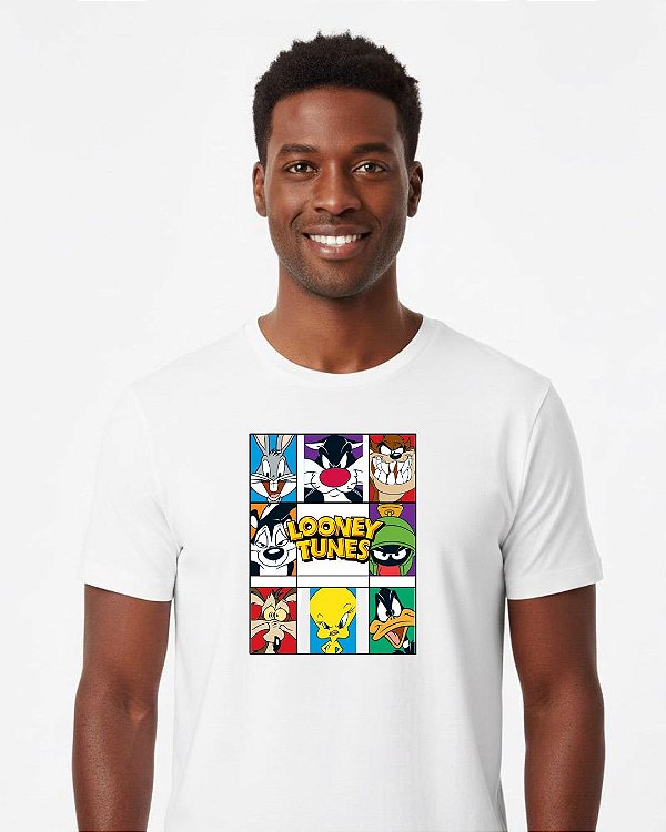 Camisa Unissex Looney Tunes Estampada