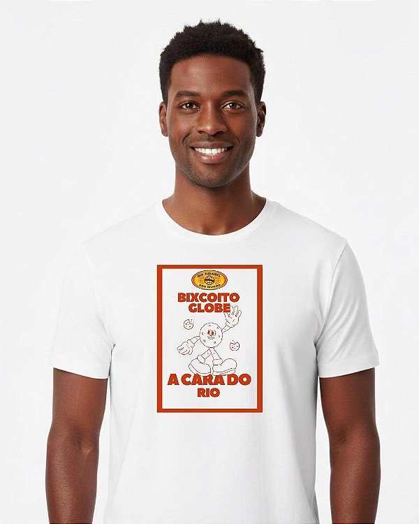 Camisa Unissex Estampada Biscoito Globo Praia